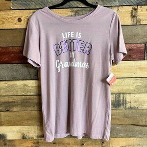 Way To Celebrate Lavender Life‎ At Grandmas Tee Size Medium